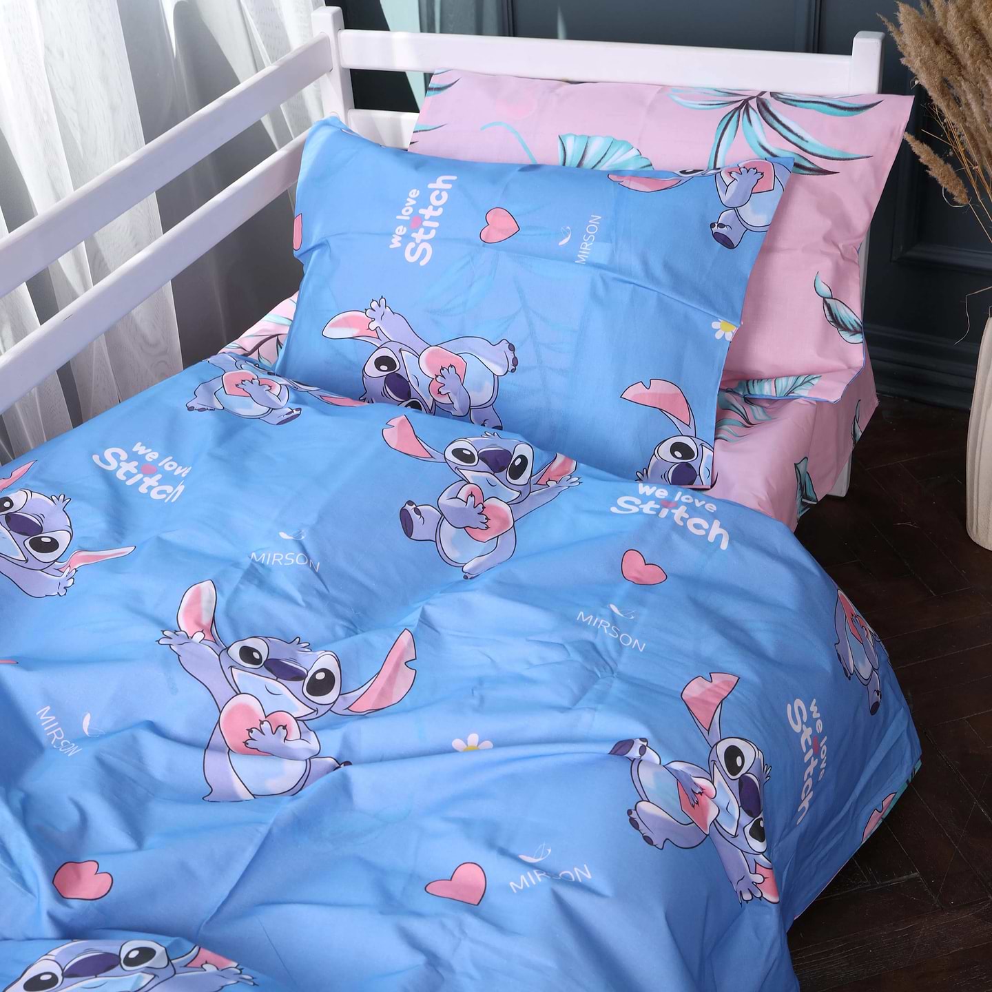 Комплект постельного белья MirSon Ranforce Elite Kids Time 17-0817 Stitch 220х240 (2200011545851)